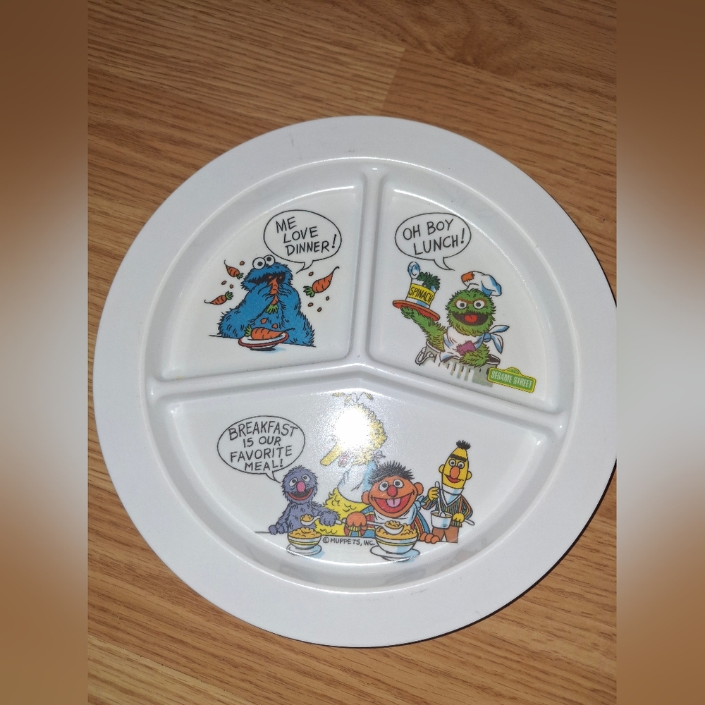 Sesame Street Divided Plate